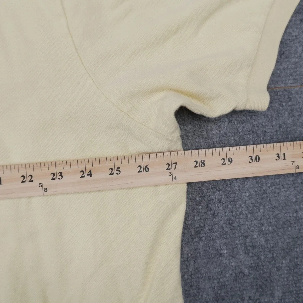 Polo Ralph Lauren Polo Shirt Mens XXL Yellow Short Sleeve Pique Pony Logo